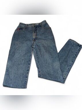 Vintage 90s BONGO Jeans Size 5 High Waist Tapered Mom Jean Made in USA 25x30